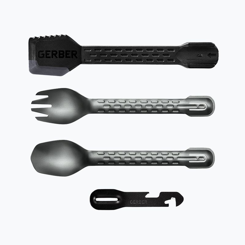 Gerber ComplEAT-Cook Eat Clean Tong camping essentials šedo-čierna 31-003464