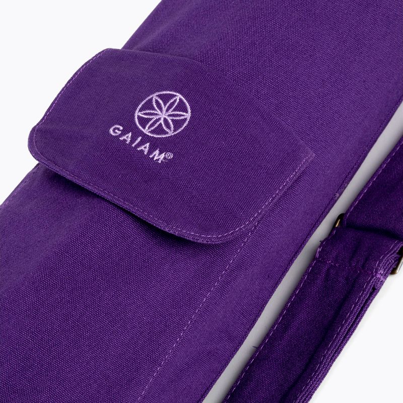 Taška na podložku na jogu Gaiam Deep Plum purple 61338 4
