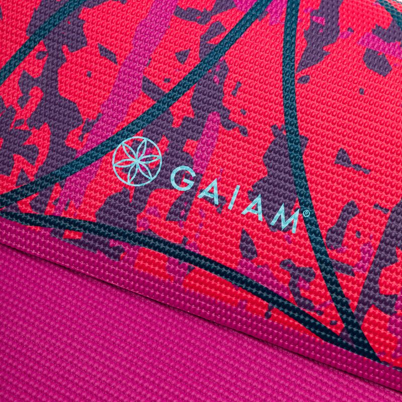 Podložka na jogu Gaiam Radience 4 mm ružová 63491 4