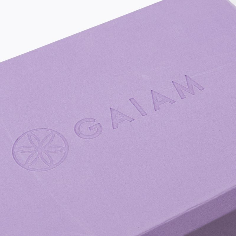 Gaiam kocka na jogu fialová 63748 8