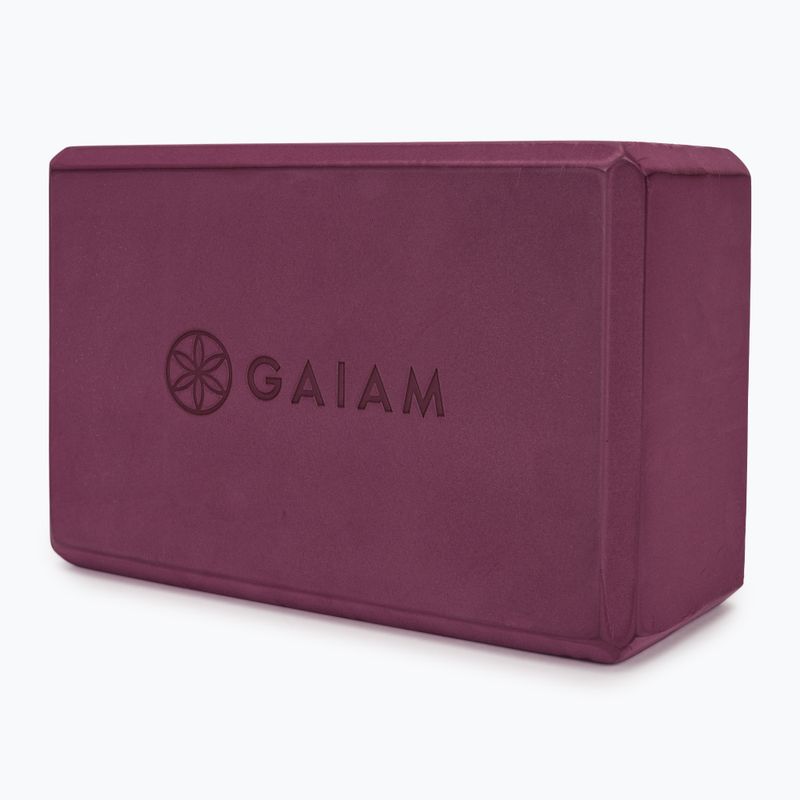 Jógový blok Gaiam Yoga midnight 2