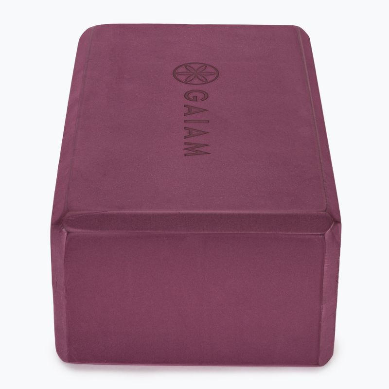Jógový blok Gaiam Yoga midnight 3