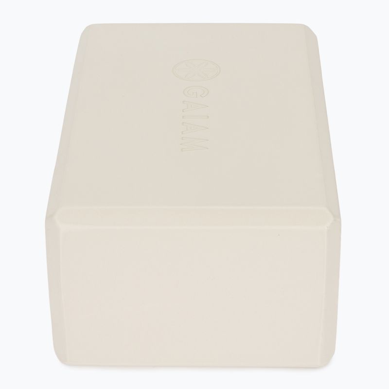 Jógový blok Gaiam Yoga calming greige 3