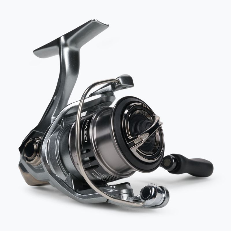 Spinningový navijak Shimano Nasci FC strieborný NASC2000SFC