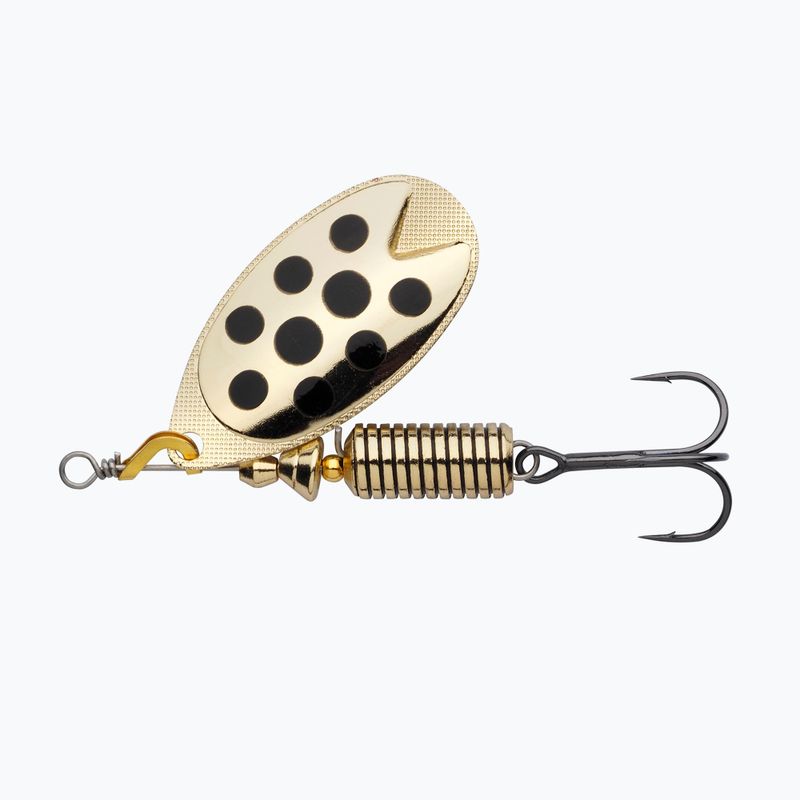 Abu Garcia Fast Attack Spinners Gold Black Dot 1549850