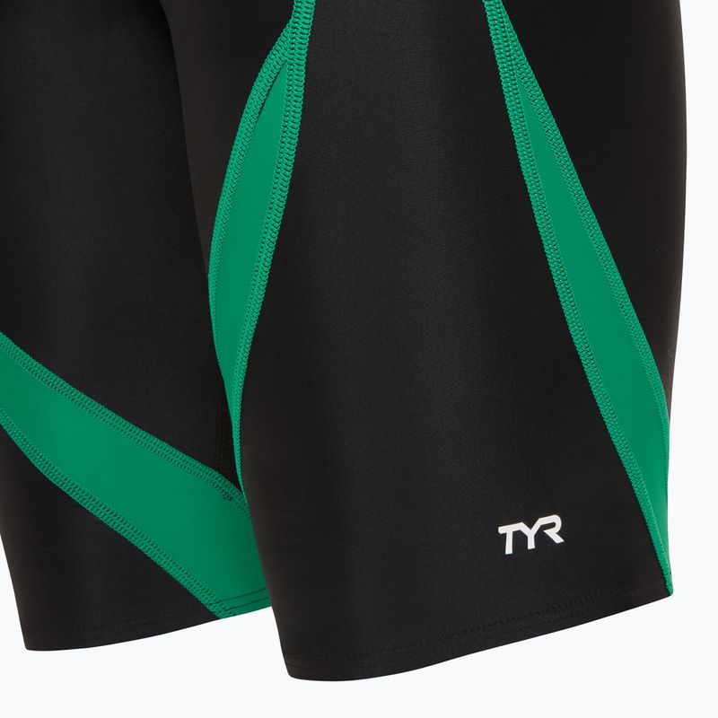 Pánske plavecké rukávniky TYR Alliance Splice black/green 3