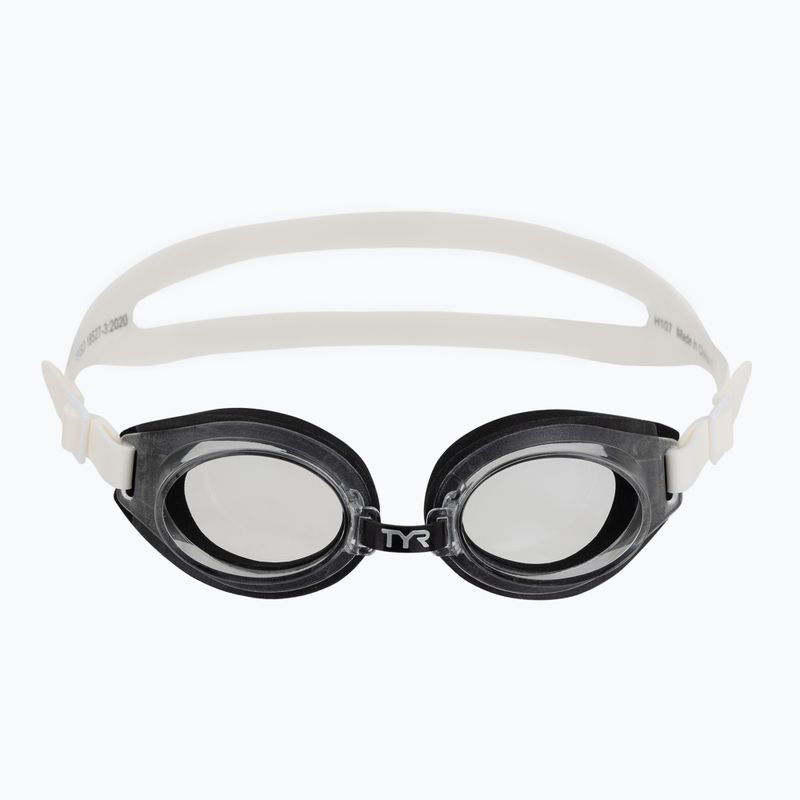 Detské plavecké okuliare TYR Foam Youth clear/black/white 2