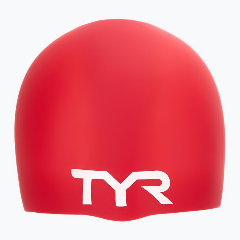 Plavecká čiapka TYR Wrinkle Free červená
