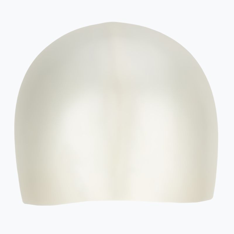 Detská plavecká čiapka TYR Wrinkle-Free Silicone white 2