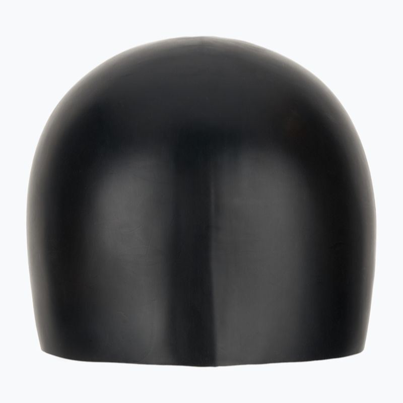 Detská plavecká čiapka TYR Wrinkle-Free Silicone black 2