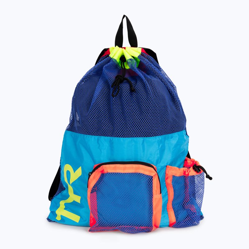 TYR Big Mesh Mummy Pool Backpack blue LBMMB3