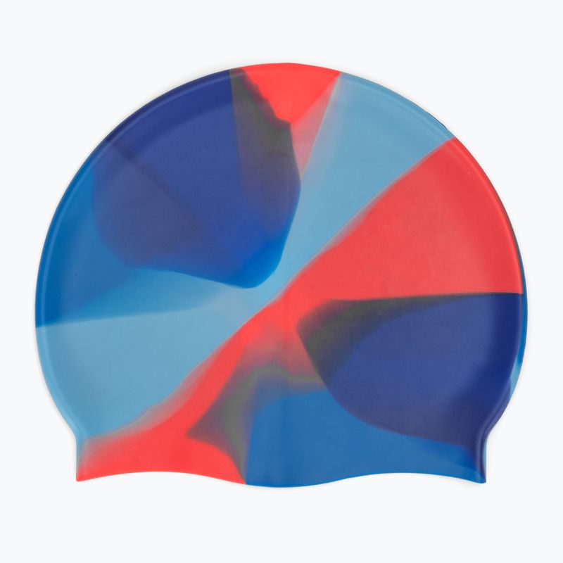 Detská plavecká čiapka TYR Tiedye Silicone Multicolor Jr blue/orange 2