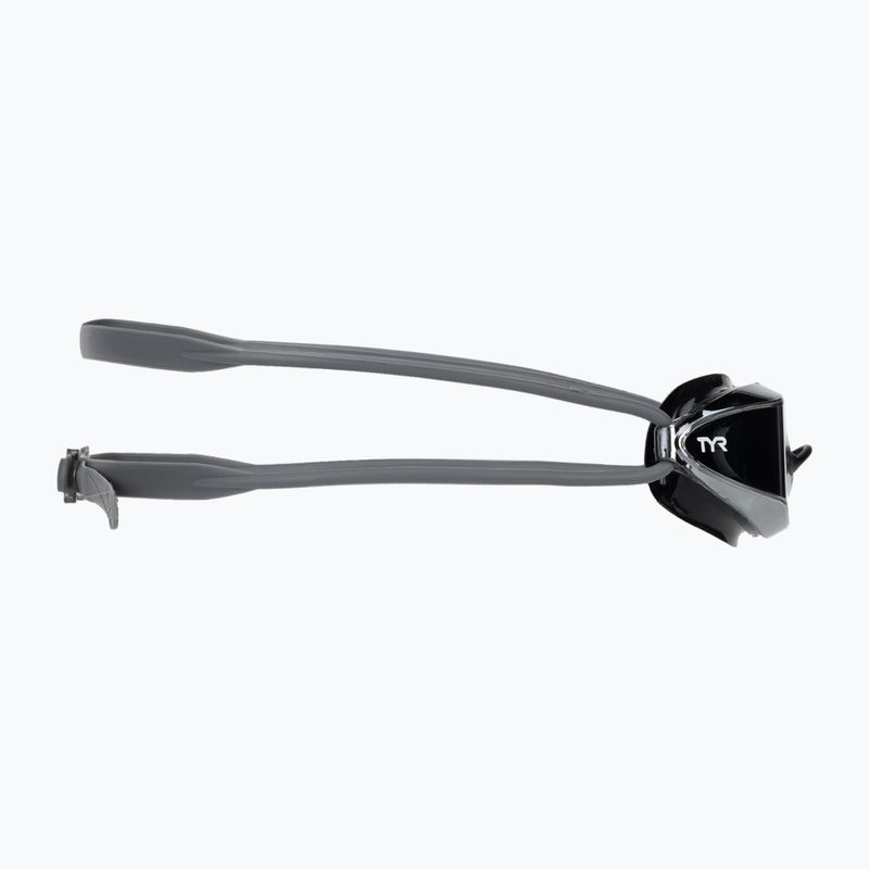 Plavecké okuliare TYR Tracer-X Racing Mirrored čierno-strieborné LGTRXM_43 3