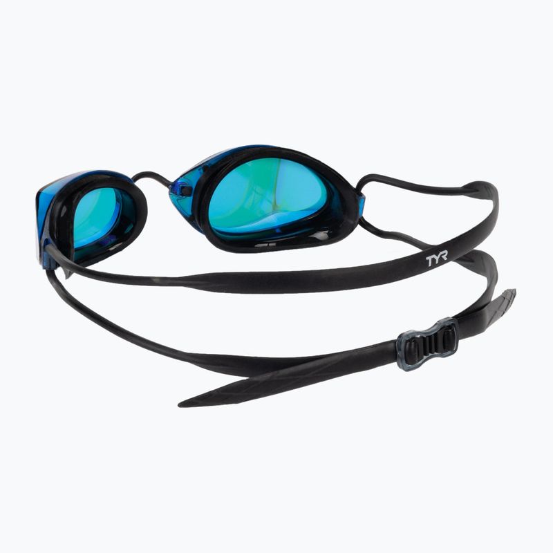 Plavecké okuliare TYR Tracer-X Racing Mirrored čierno-modré LGTRXM_422 4