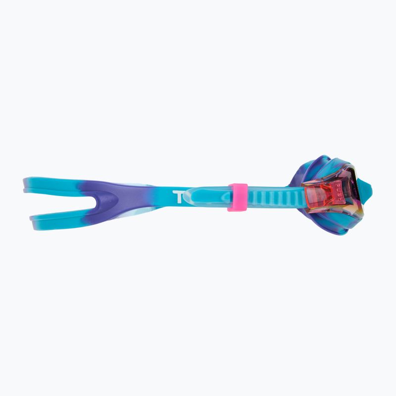 Detské plavecké okuliare TYR Swimple Tie Dye Mirrored purple/turqoise/purple 3