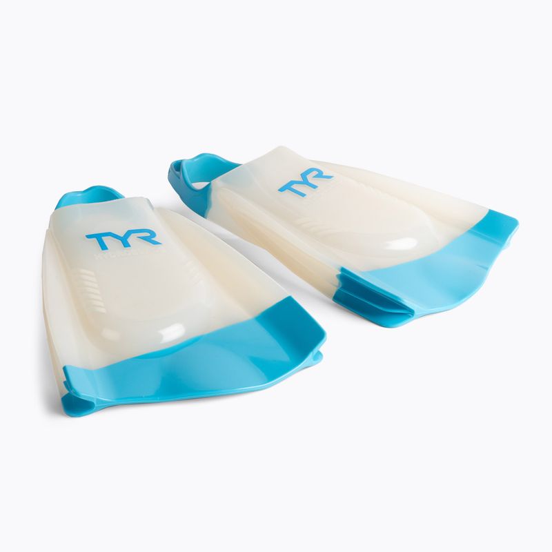 Plavecké plutvy TYR Hydroblade bielo-modré LFHYD
