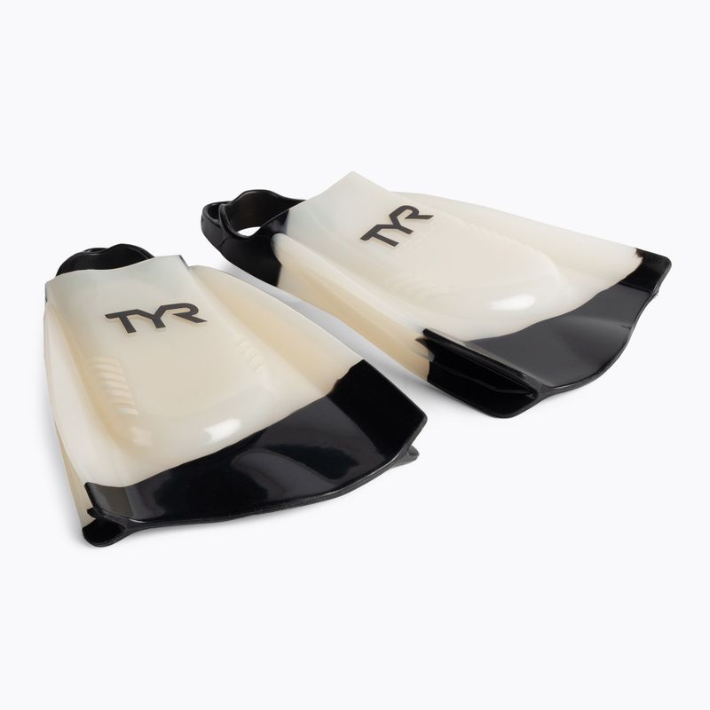 Plavecké plutvy TYR Hydroblade bielo-čierne LFHYD