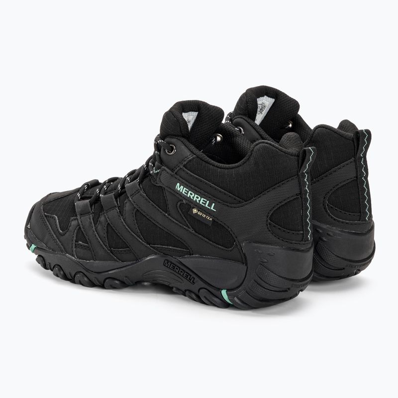 Dámske turistické topánky Merrell Claypool Sport Mid GTX black/wave 3