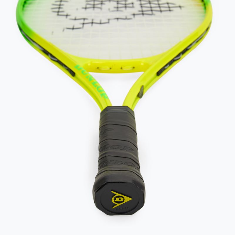 Detská tenisová raketa Dunlop Tristorm Jr 21 yellow/green 3