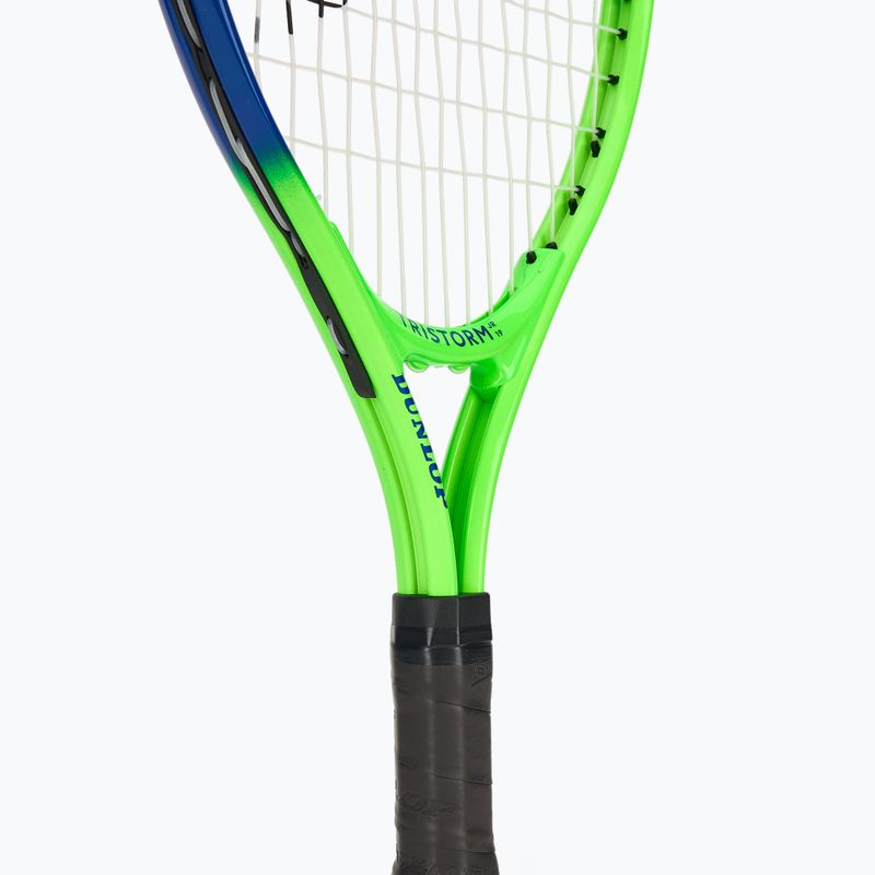 Detská tenisová raketa Dunlop Tristorm Jr 19 green/blue 4
