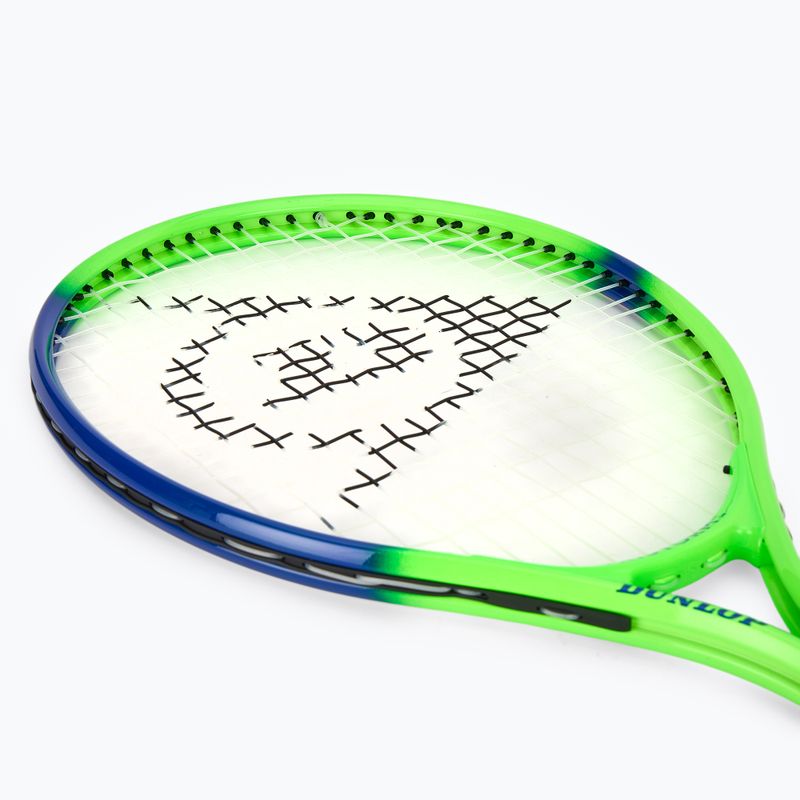 Detská tenisová raketa Dunlop Tristorm Jr 19 green/blue 5