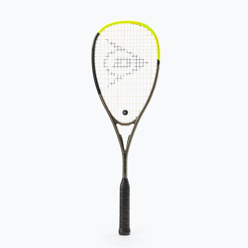 Squashová raketa Dunlop Sq Blackstorm Graphite 5 0 sivo-žltá 773360