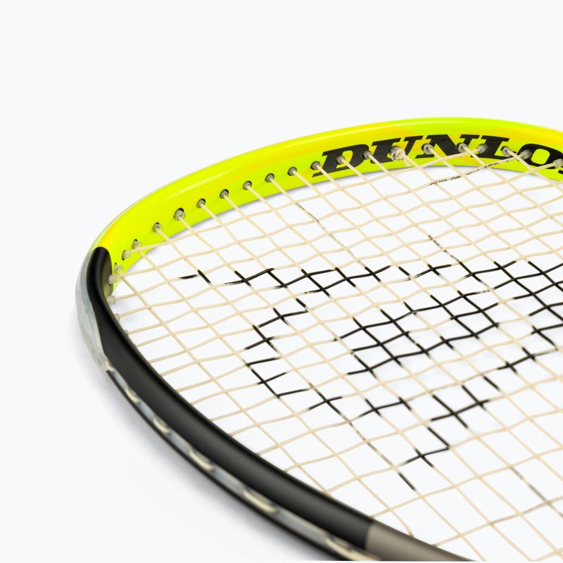 Squashová raketa Dunlop Sq Blackstorm Graphite 5 0 sivo-žltá 773360 6