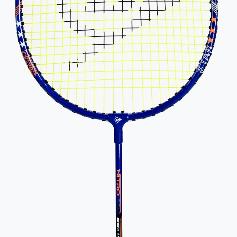 Dunlop Nitro-Star SSX 1.0 4 Player bedmintonový set modrá/žltá 13015340 6