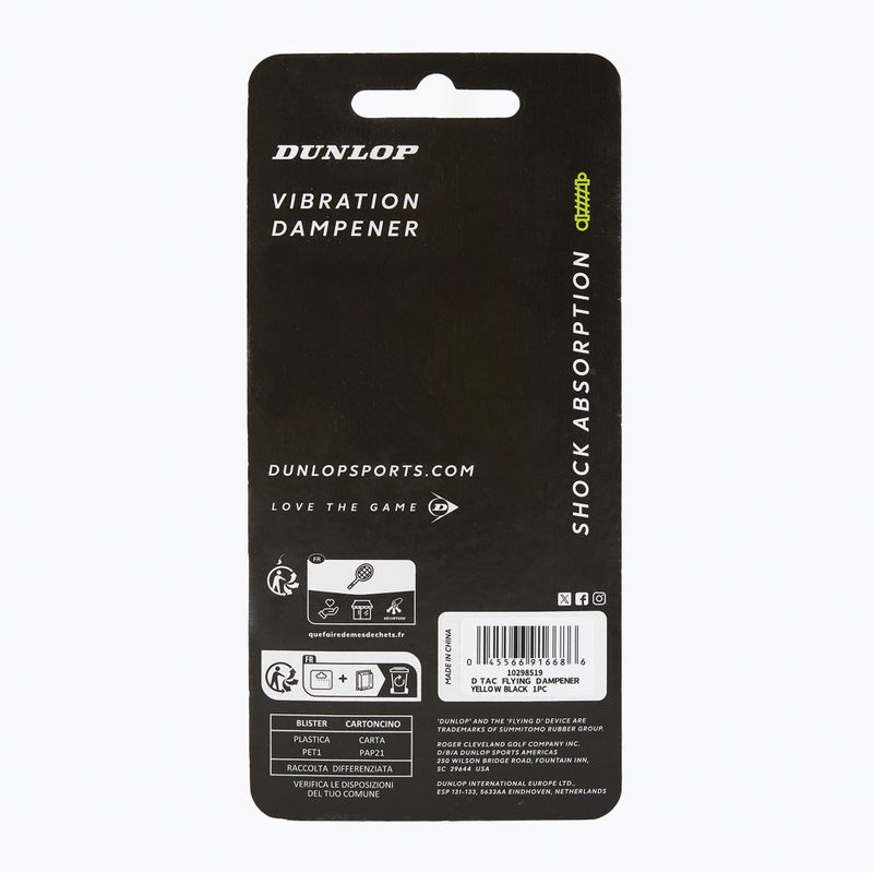 Tlmič vibrácií Dunlop Flying D Dampener 2 ks yellow/black 2
