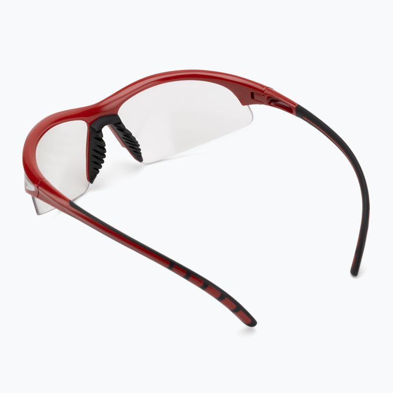 Okuliare na squash Dunlop Competition Eyewear Protective red/clear 2