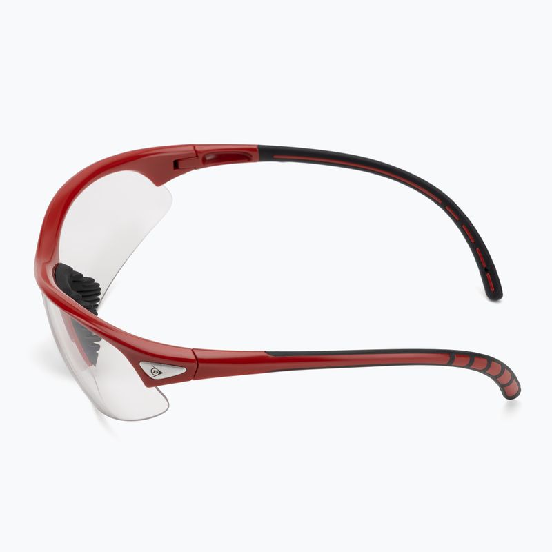 Okuliare na squash Dunlop Competition Eyewear Protective red/clear 4