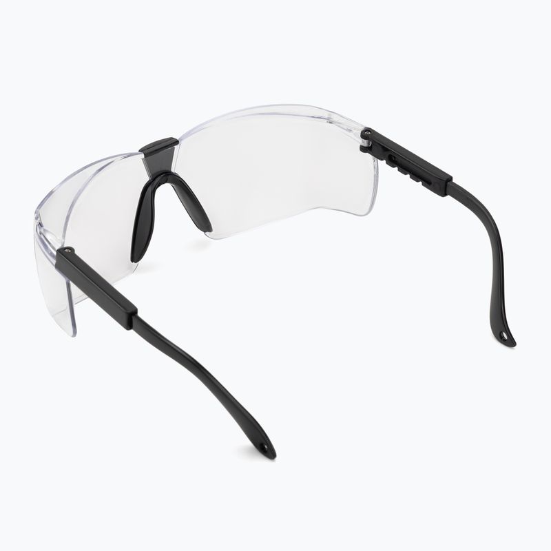 Okuliare na squash Dunlop Club Eyewear Protective black/clear 2