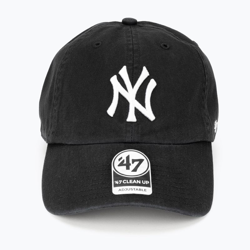 47 Značka MLB New York Yankees CLEAN UP baseballová čiapka B-RGW17GWSNL čierna 4