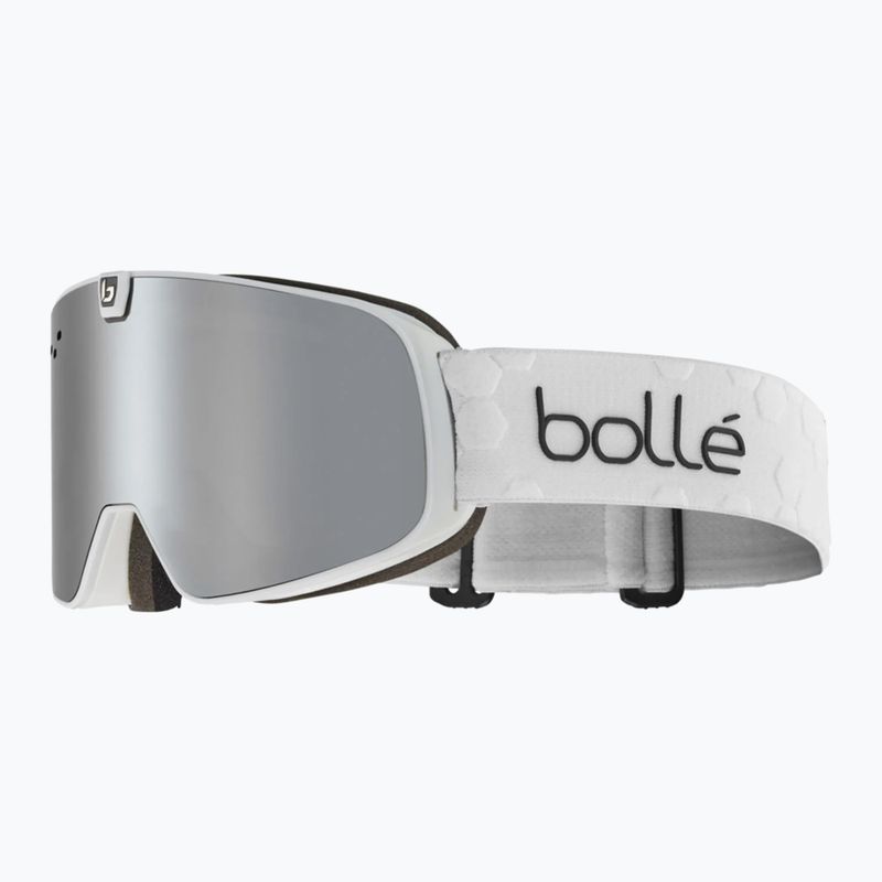Lyžiarske okuliare Bollé Nevada Neo white matte/black chrome&light vermillon blue 2