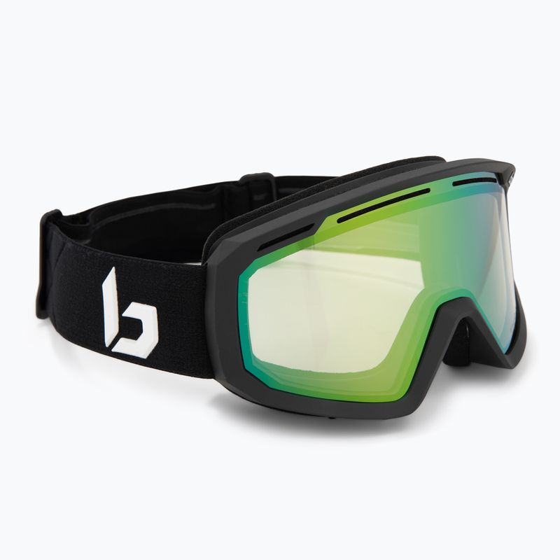 Lyžiarske okuliare Bollé Y7 OTG matte black/phantom green emerald photochromic