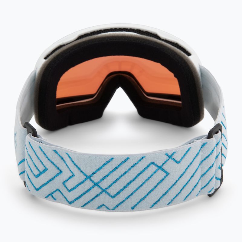 Lyžiarske okuliare Bollé Nevada Small white metalic blue matte/azure 3