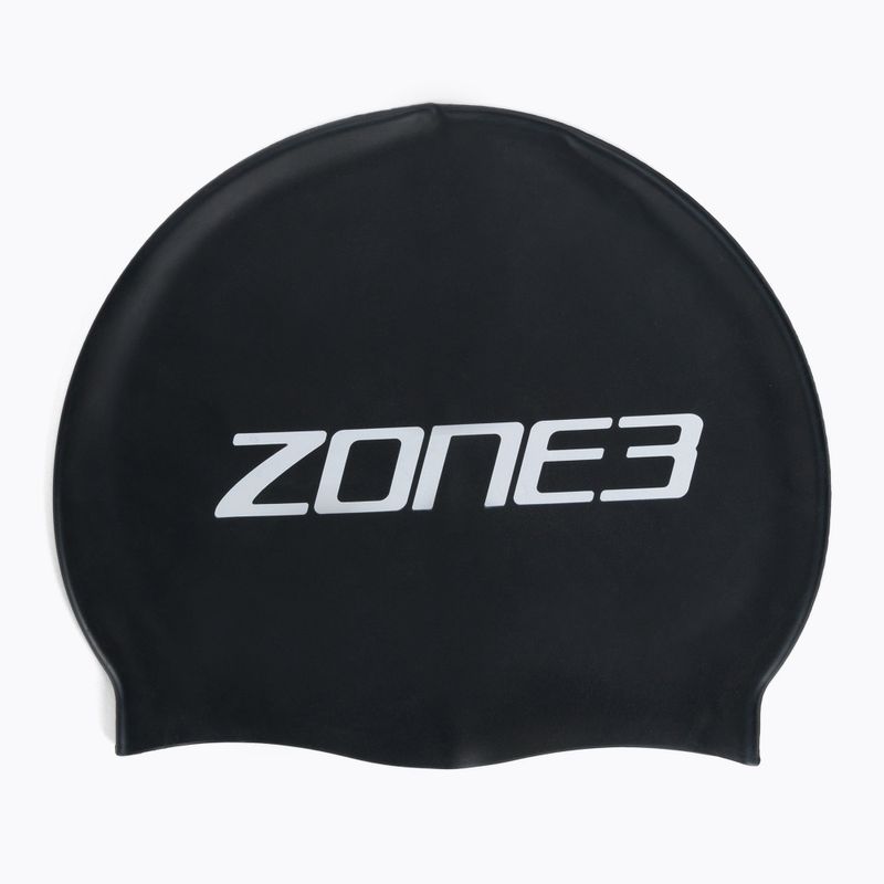 Kúpacia čiapka Zone3 čierna SA18SCAP101