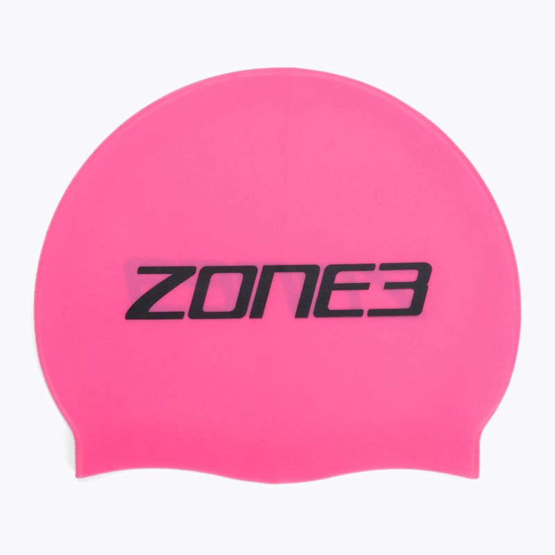 Plavecká čiapka Zone3 High Vis ružová SA18SCAP114