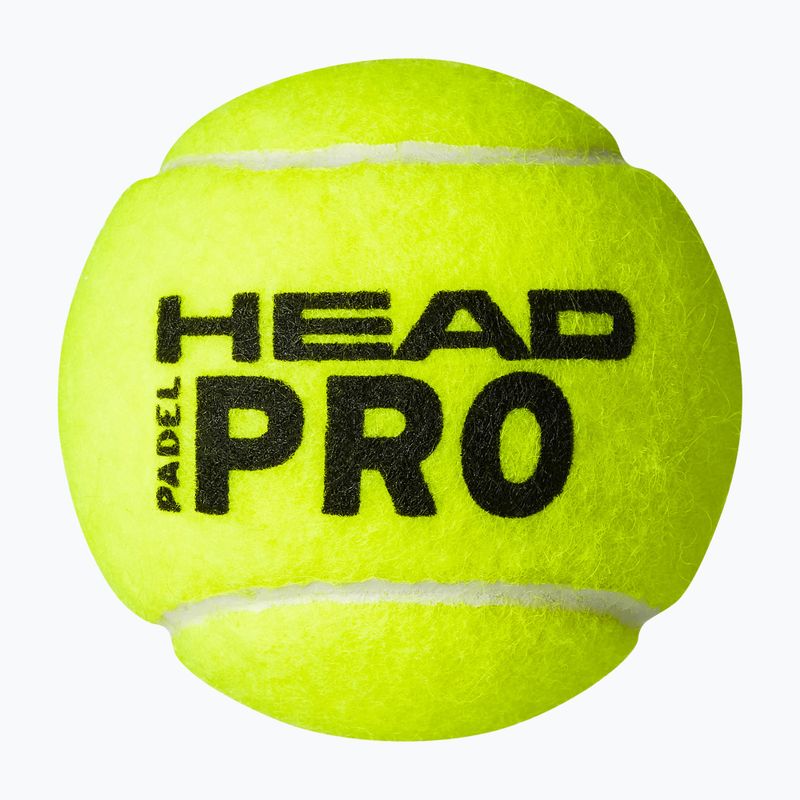 Pádlové loptičky HEAD Pro 3 ks žlté 575613 2