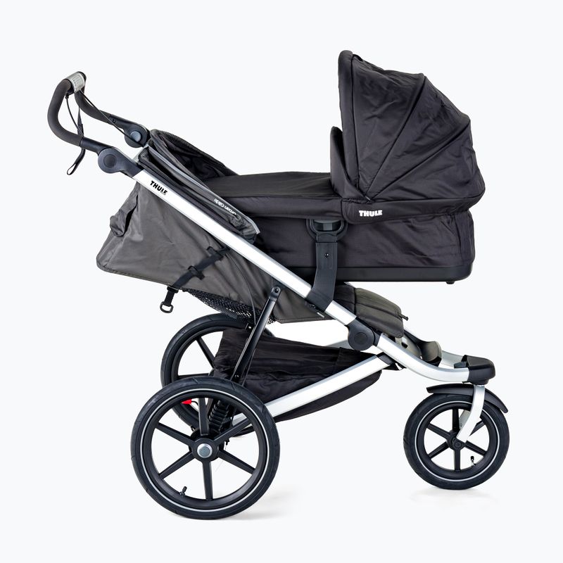 Kočík na behanie Thule Urban Glide2 s prenosnou postieľkou čierny 10101964 5