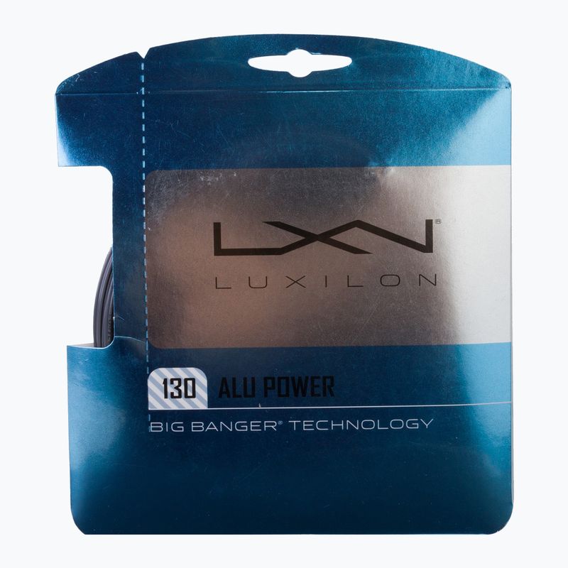 Tenisová struna Luxilon Alu Power 130 12,2 m strieborná WR8302201