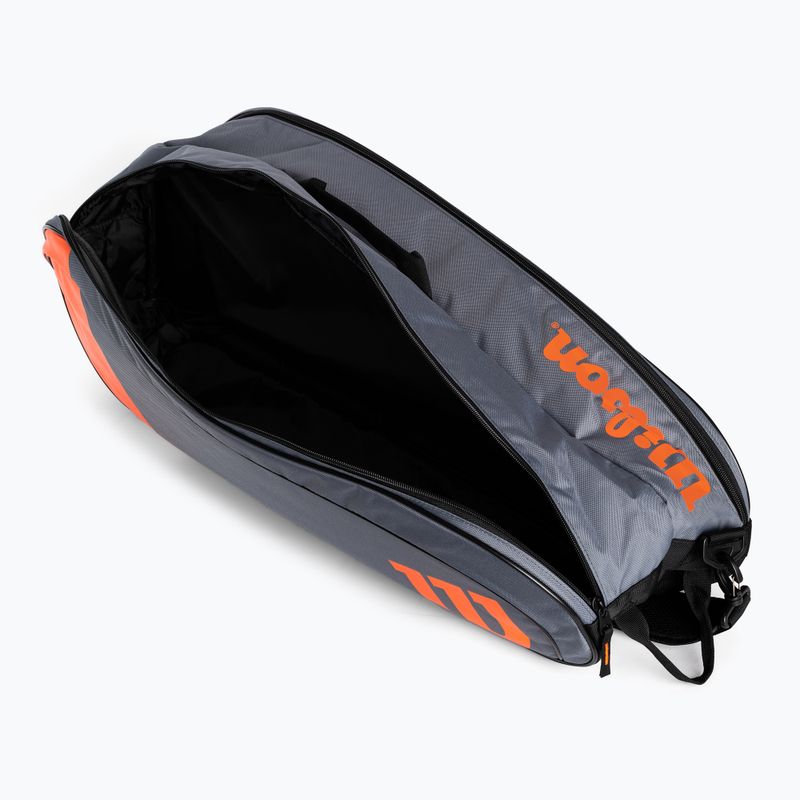 Tenisová taška Wilson Team 6PK sivá WR8009801 6