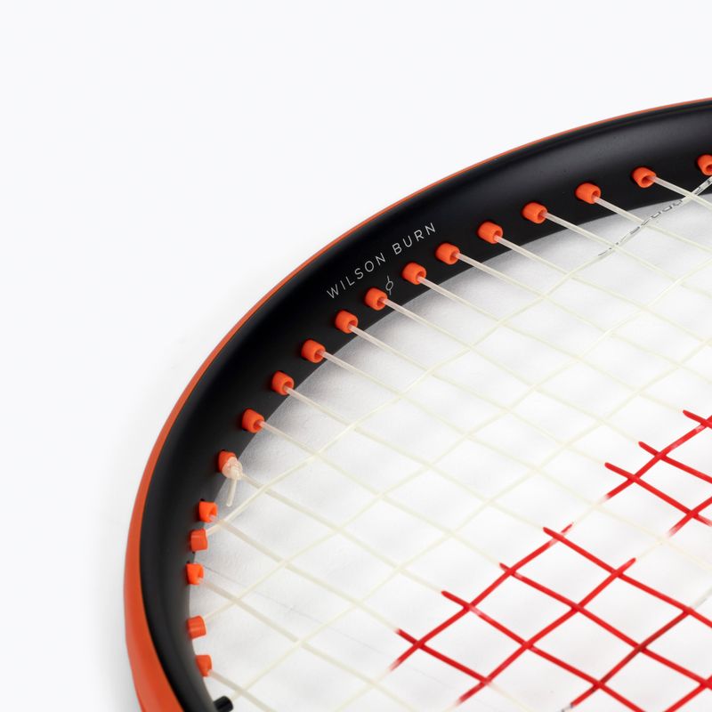Tenisová raketa Wilson Burn 100Ls V4.0 čierno-oranžová WR044910U 6