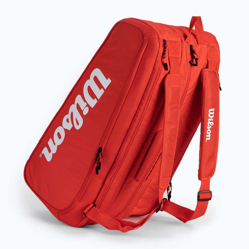 Tenisová taška Wilson Super Tour 15 PK červená WR8010301