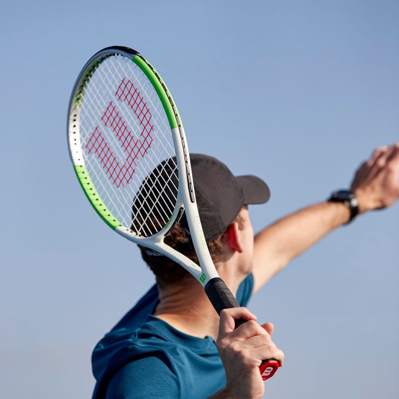 Tenisová raketa Wilson Blade Feel Team 103 biela WR054810U 9