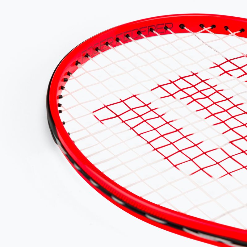 Detská tenisová raketa Wilson Roger Federer 23 Half Cvr červená WR054210H+ 6