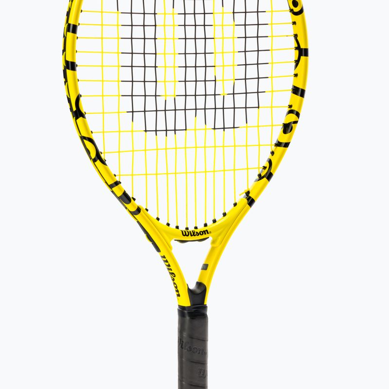 Detská tenisová raketa Wilson Minions Jr 19 žlto-čierna WR068910H+ 5