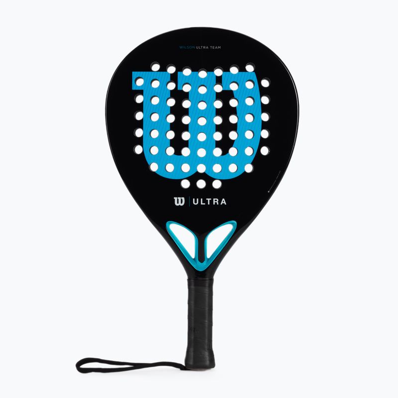 Raketa Wilson Ultra Team V2 Padel čierno-modrá WR067011U2