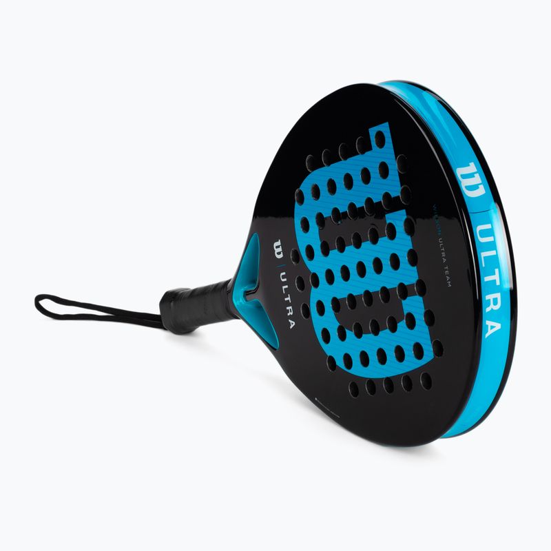 Raketa Wilson Ultra Team V2 Padel čierno-modrá WR067011U2 2