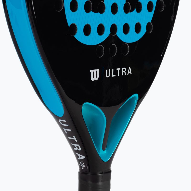 Raketa Wilson Ultra Team V2 Padel čierno-modrá WR067011U2 4